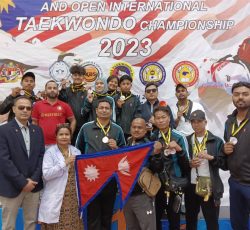 मलेसियाको तेक्वान्दो प्रतियोगितामा नेपाली खेलाडीले जिते १० स्वर्णसहित १९ पदक