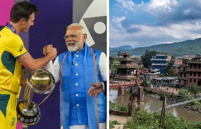 क्रिकेट विश्वकपमा मोदीको उपस्थितिलाई लिएर भाइरल बन्यो काभ्रेको पनौती