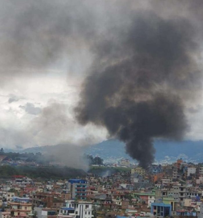 त्रिभुवन अन्तर्राष्ट्रिय विमानस्थलमा सौर्यको जहाज दुर्घटना